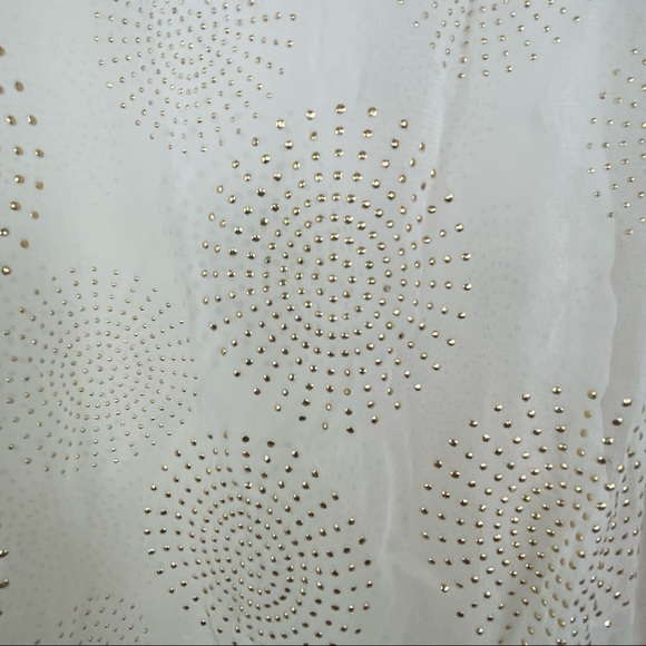 Julie Miles sheer studded sunburst kaftan coverup. - Picture 2 of 5